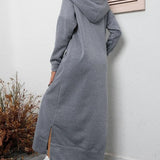 Robe pull à capuche