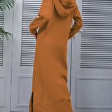 Robe pull à capuche