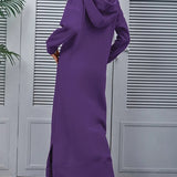 Robe pull à capuche