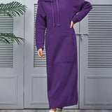 Robe pull à capuche