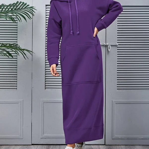 Robe pull à capuche