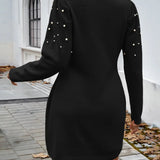 Robe pull a manches longues