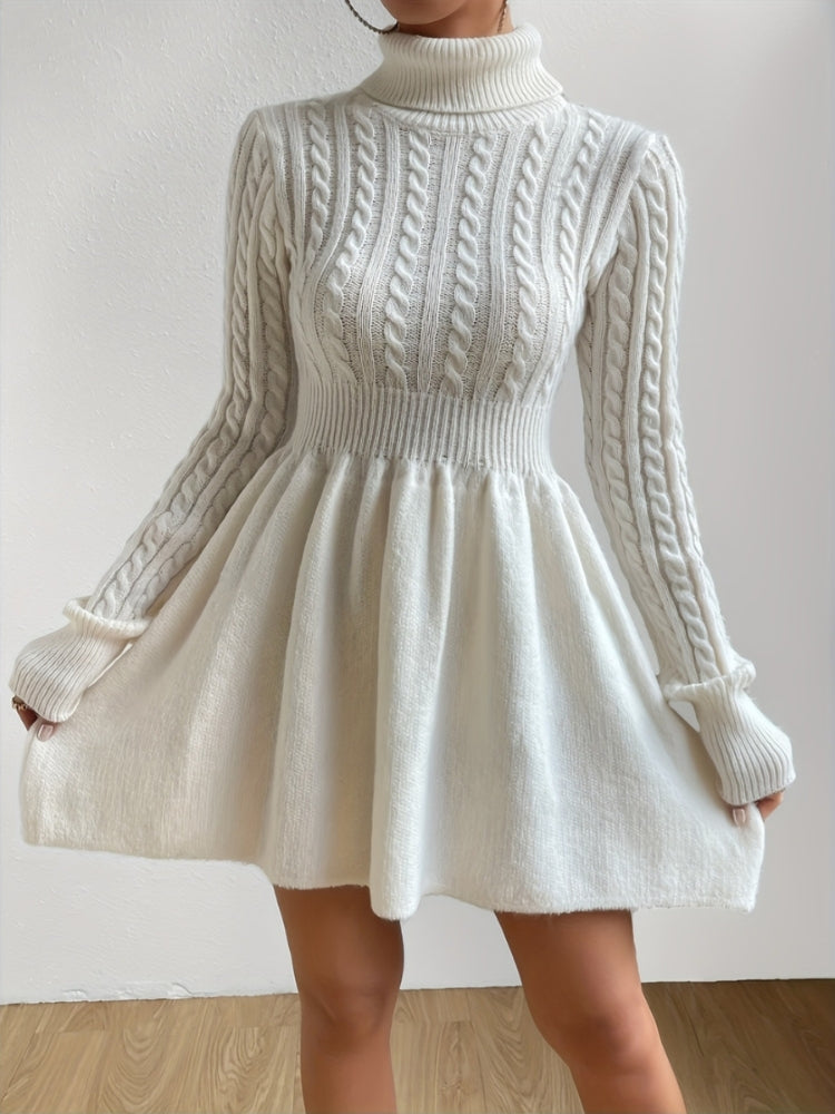 Robe pull blanche