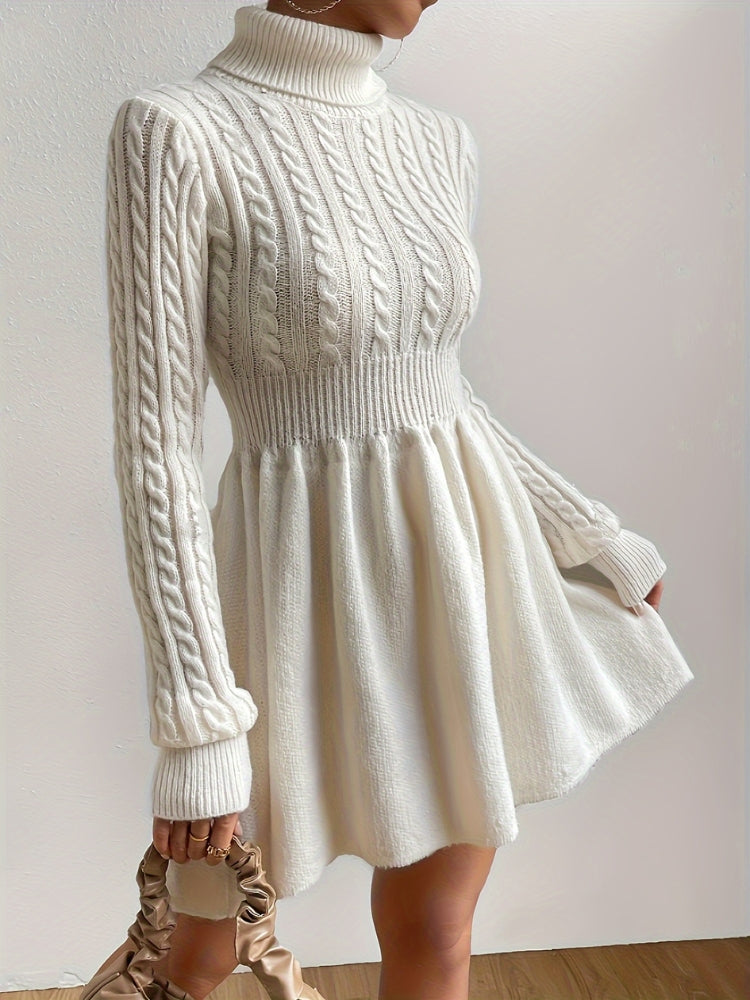 Robe pull blanche