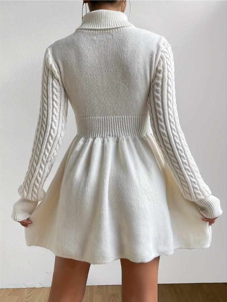 Robe pull blanche