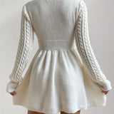 Robe pull blanche