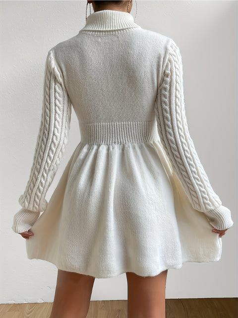 Robe pull blanche