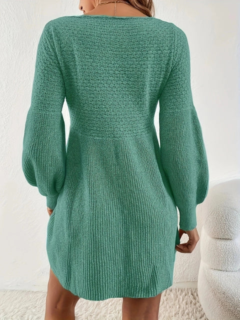 Robe pull en tricot
