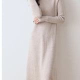 Robe pull longue femme