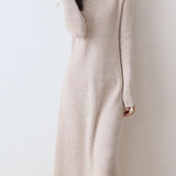 Robe pull longue femme