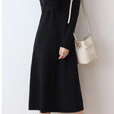 Robe pull longue femme