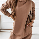 Robe pull poche kangourou