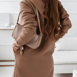 Robe pull poche kangourou