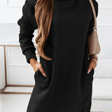 Robe pull poche kangourou