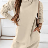 Robe pull poche kangourou