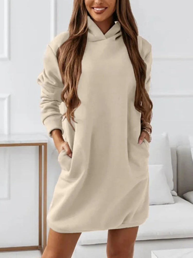 Robe pull poche kangourou