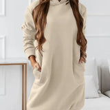 Robe pull poche kangourou