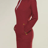 Robe pull sweat courte