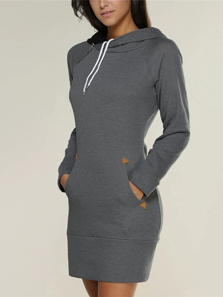 Robe pull sweat courte