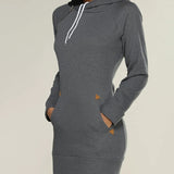 Robe pull sweat courte