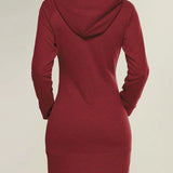 Robe pull sweat courte