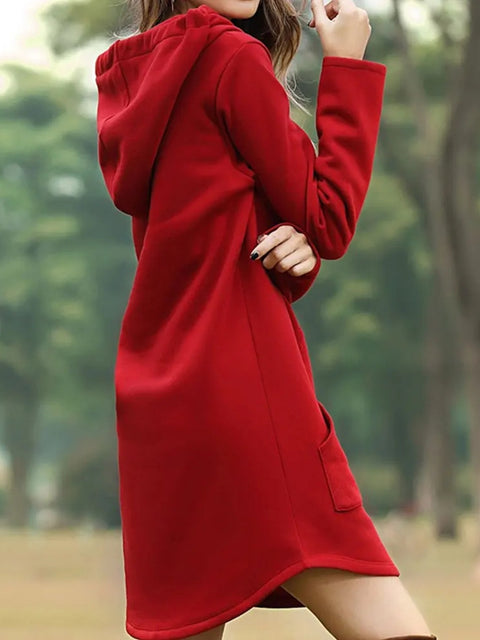 Robe pull sweat femme